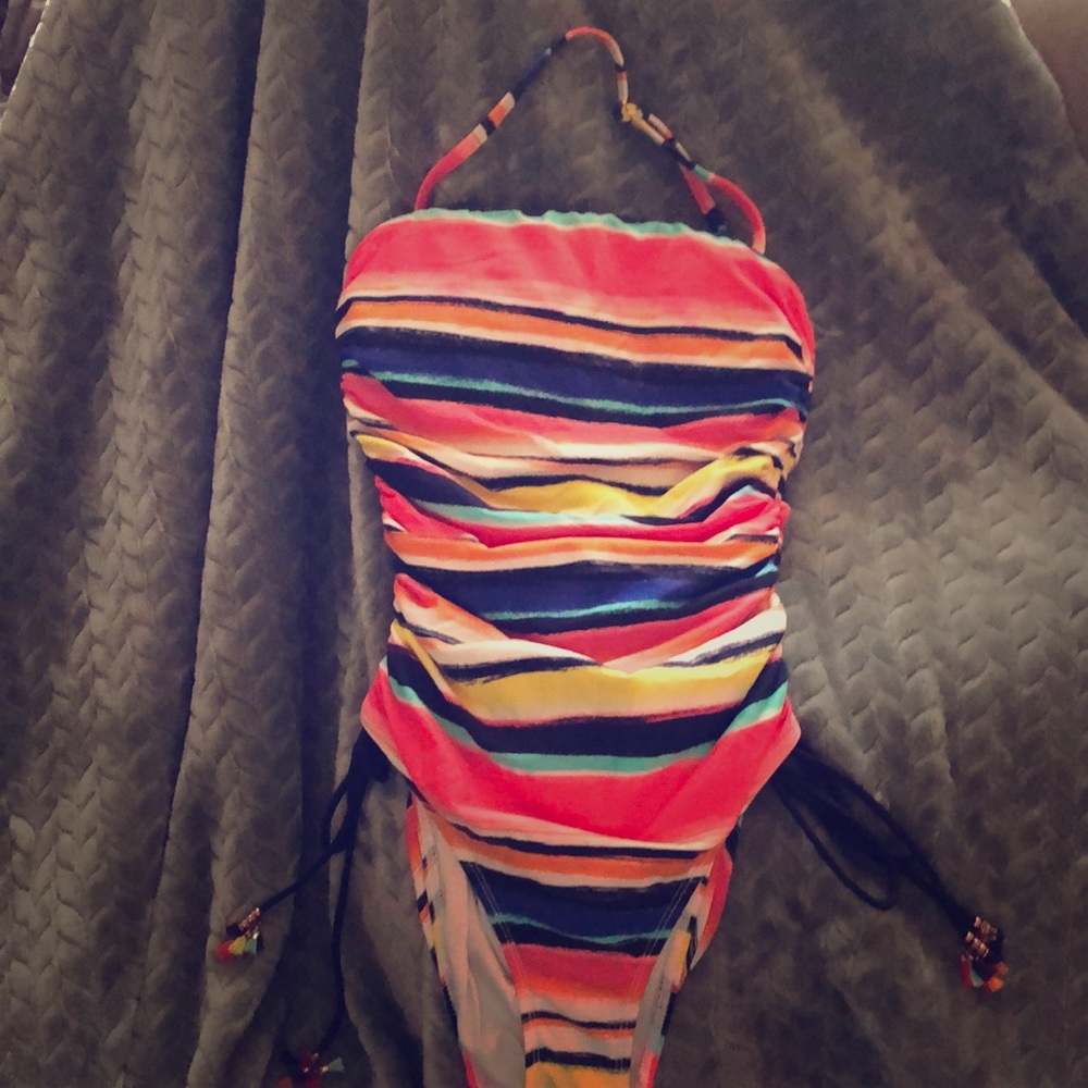 Anne Cale multi color swimsuit